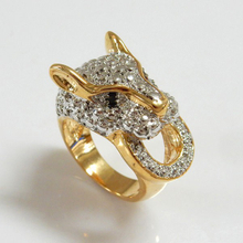 Leopard Two Tone Ring